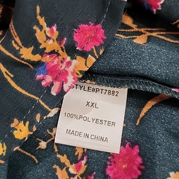 Papermoon Astrid Criss Cross Front Detail Blouse Size XXL - Picture 7 of 7